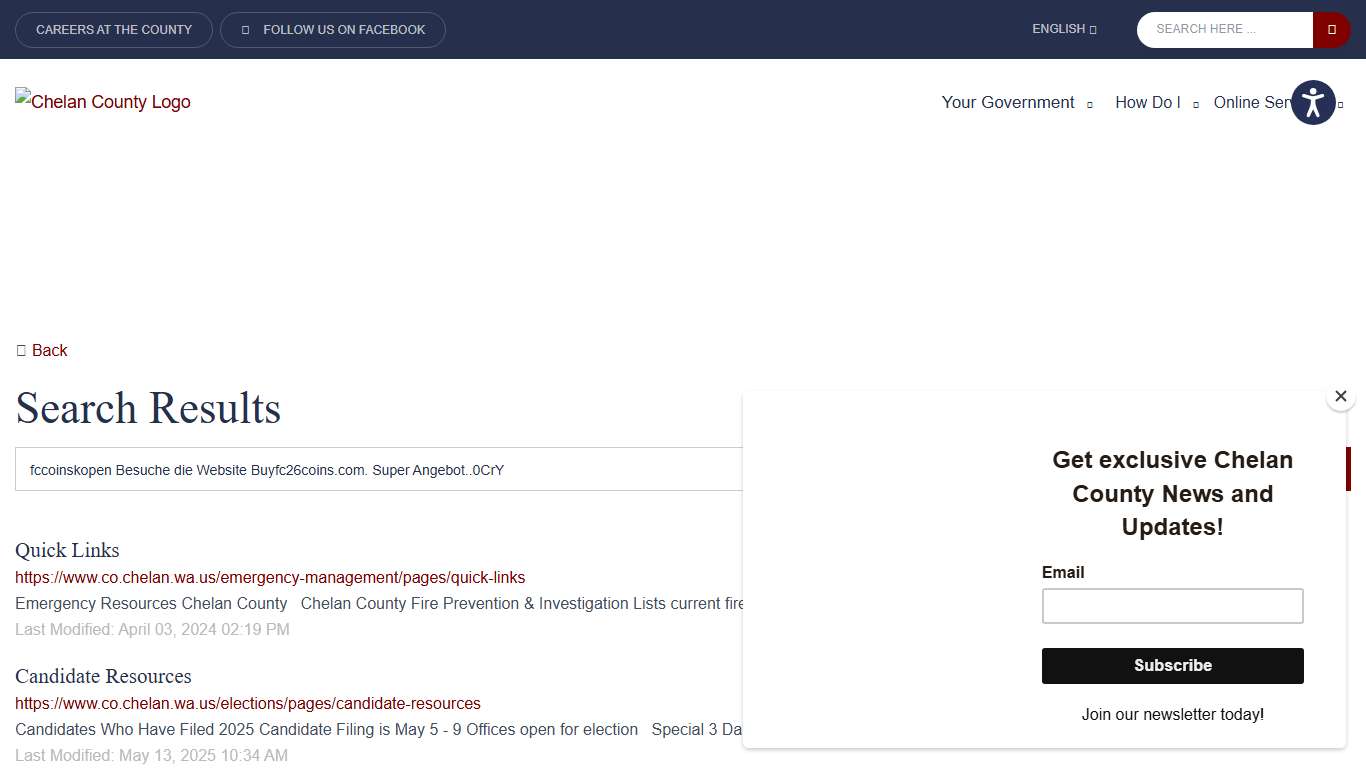 County of Chelan, Washington